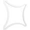 Ekena Millwork 23 38W x 23 38H x 1T Small Lilley Decorative Fretwork Ceiling Panels in Architectural Grade PVC CELP23X2303LEY - alternate 8